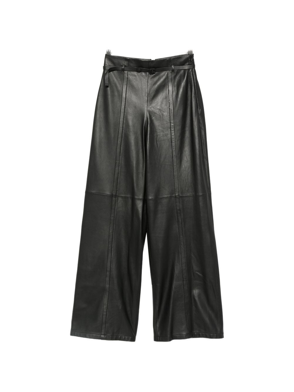 Emporio Armani Leather Trousers