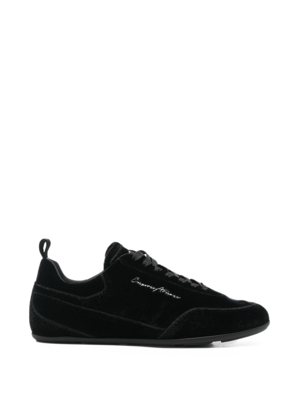 Emporio Armani Velvet Sneakers