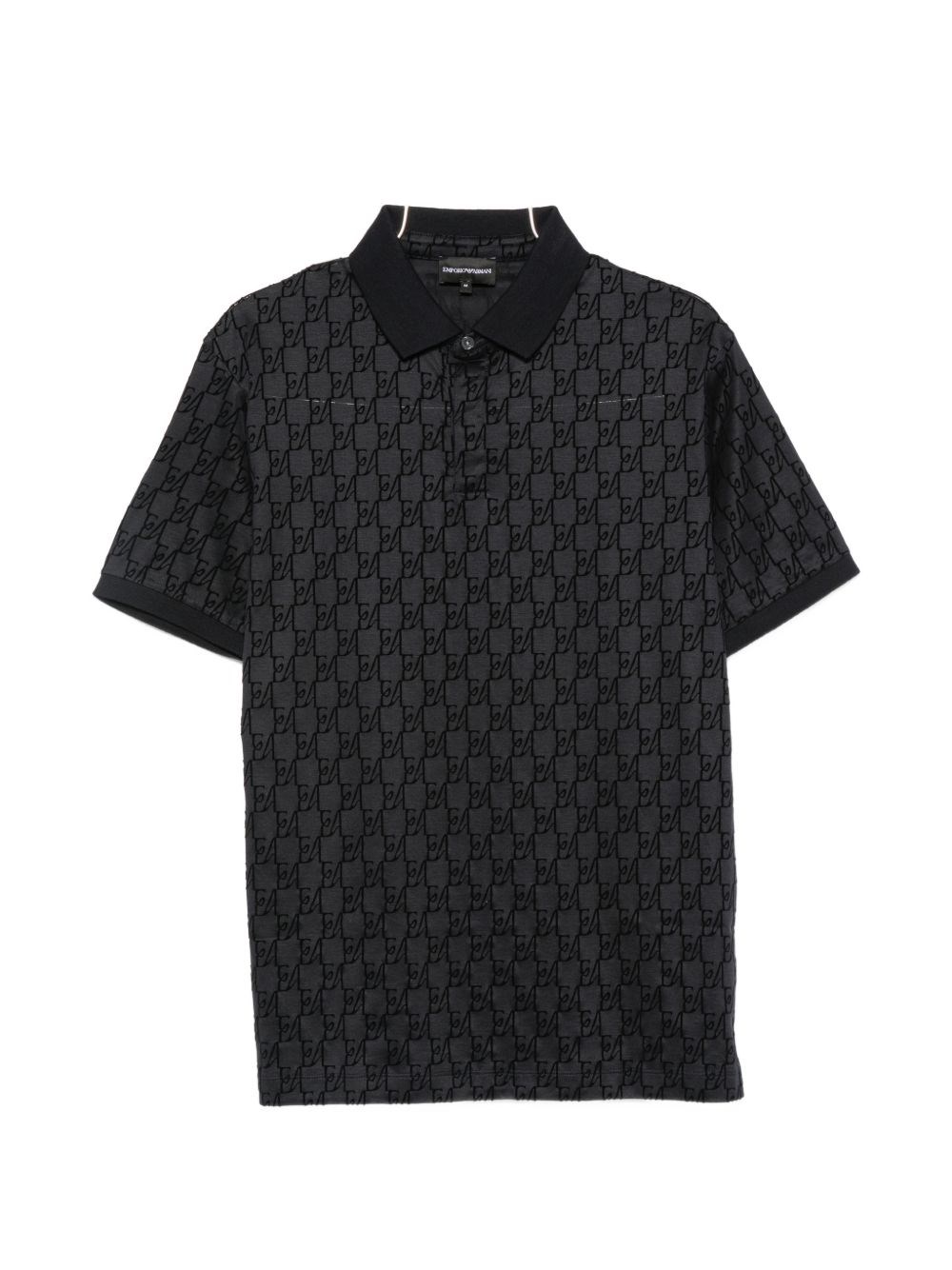 Emporio Armani Allover Logo Polo Shirt