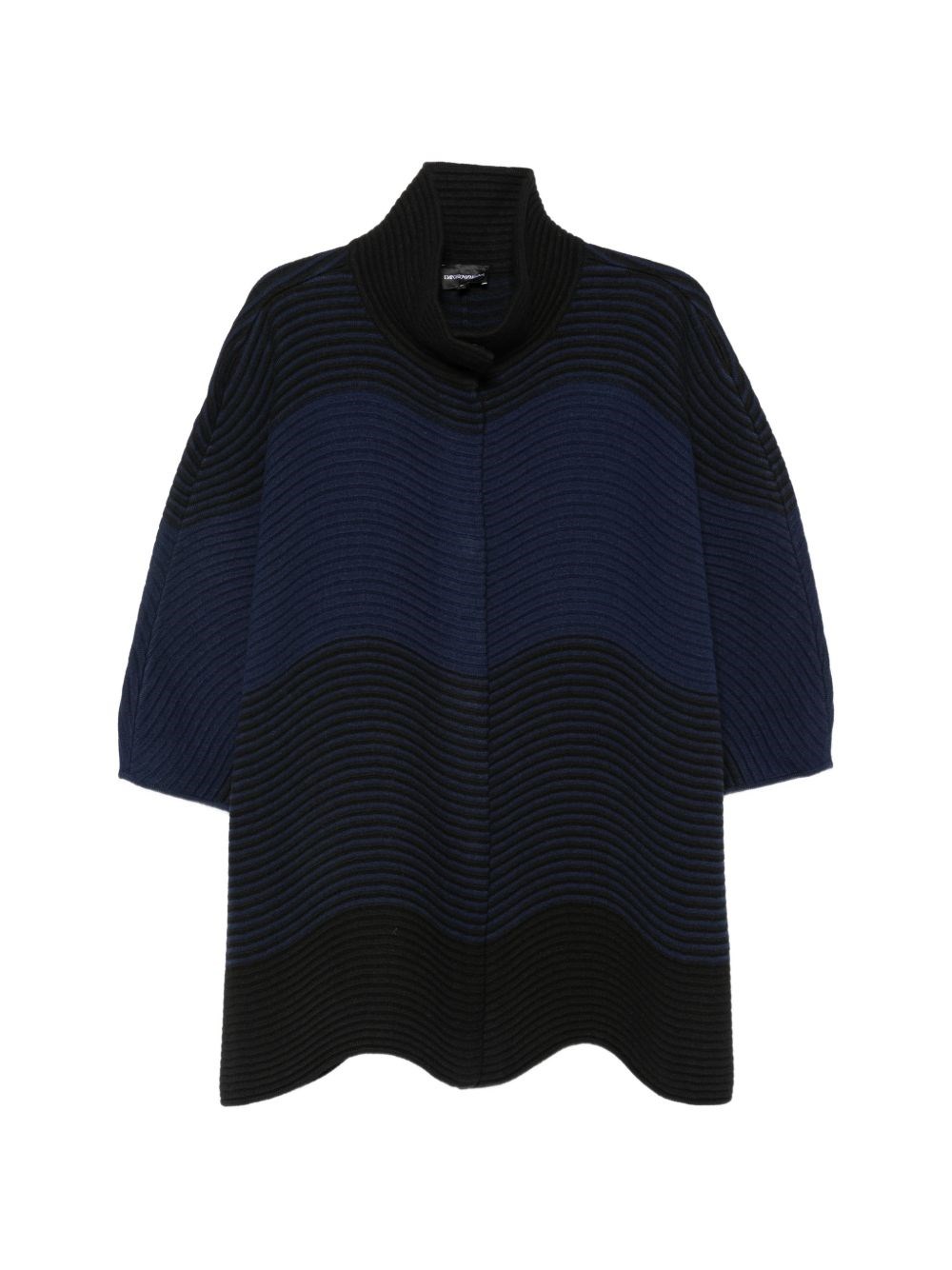 Emporio Armani Wool Blend Caban Coat