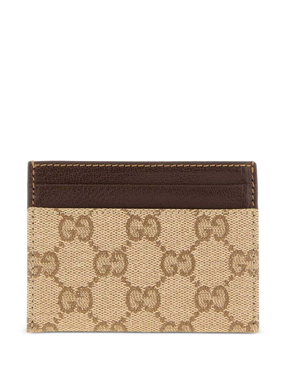 Essence Classic Kartenetui aus braunem GG-Canvas
