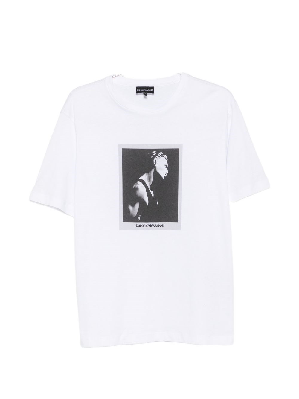 Emporio Armani Printed Cotton T-Shirt