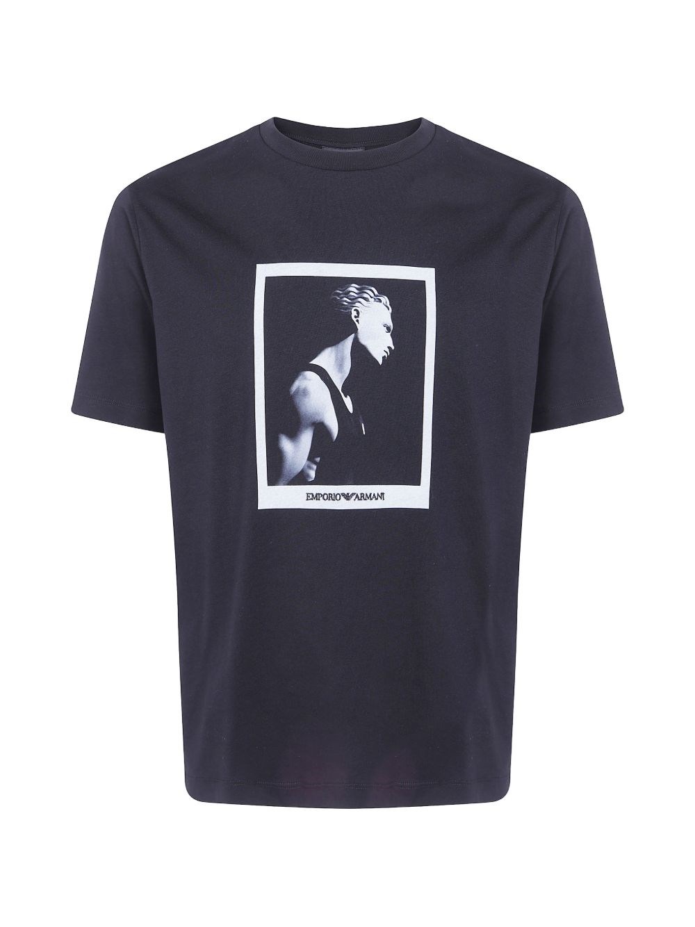 Emporio Armani Printed Cotton T-Shirt