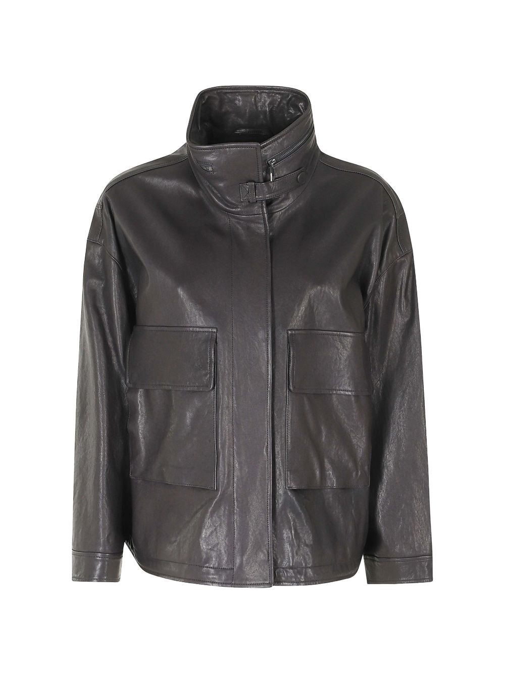 Emporio Armani Leather Blouson Jacket