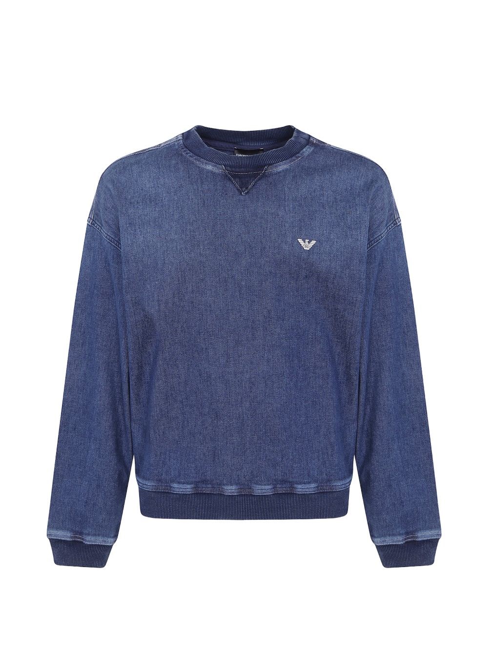 Emporio Armani Cotton Crewneck Sweatshirt