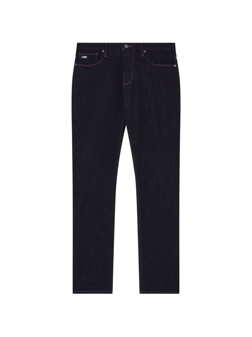 Emporio Armani Dark Rinse Denim Jeans — Navy