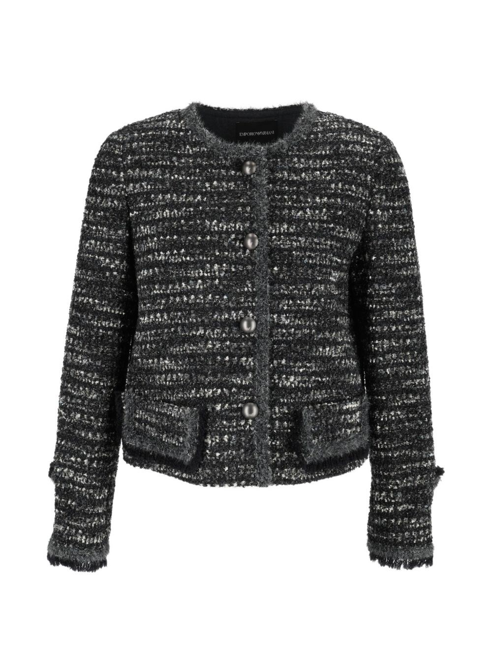 Emporio Armani Tweed Blazer Jacket