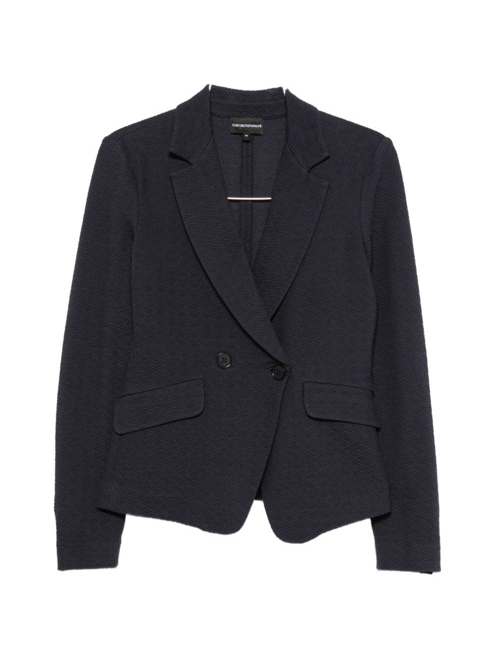 Emporio Armani Cotton Single-Breasted Jacket