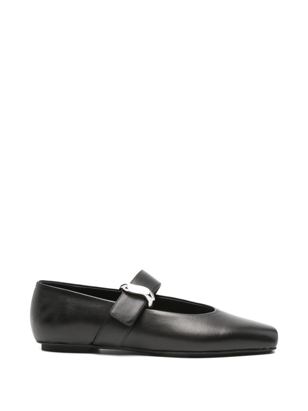 Emporio Armani Leather Ballet Flats