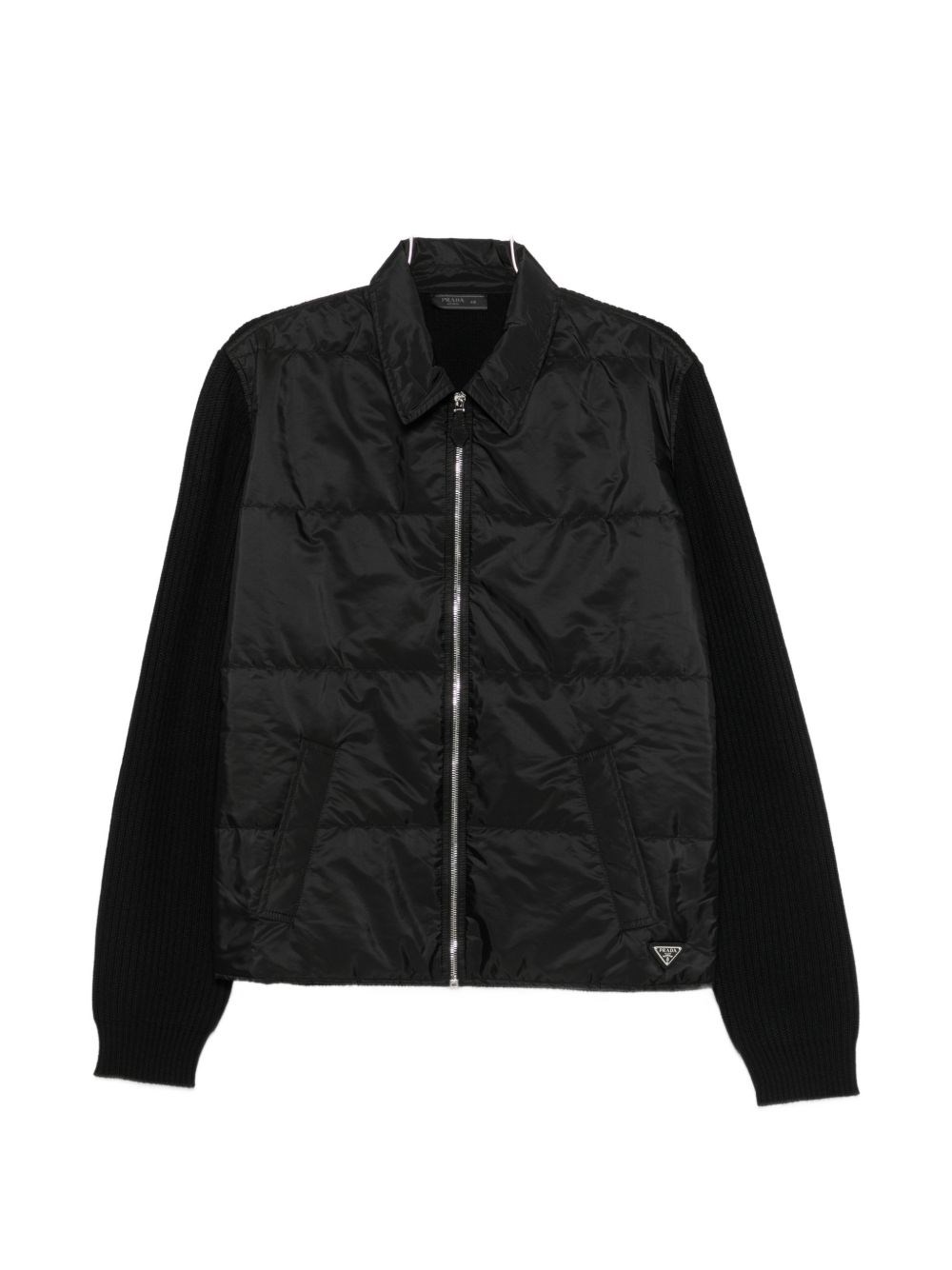 Prada Wool And Re-Nylon Cardigan