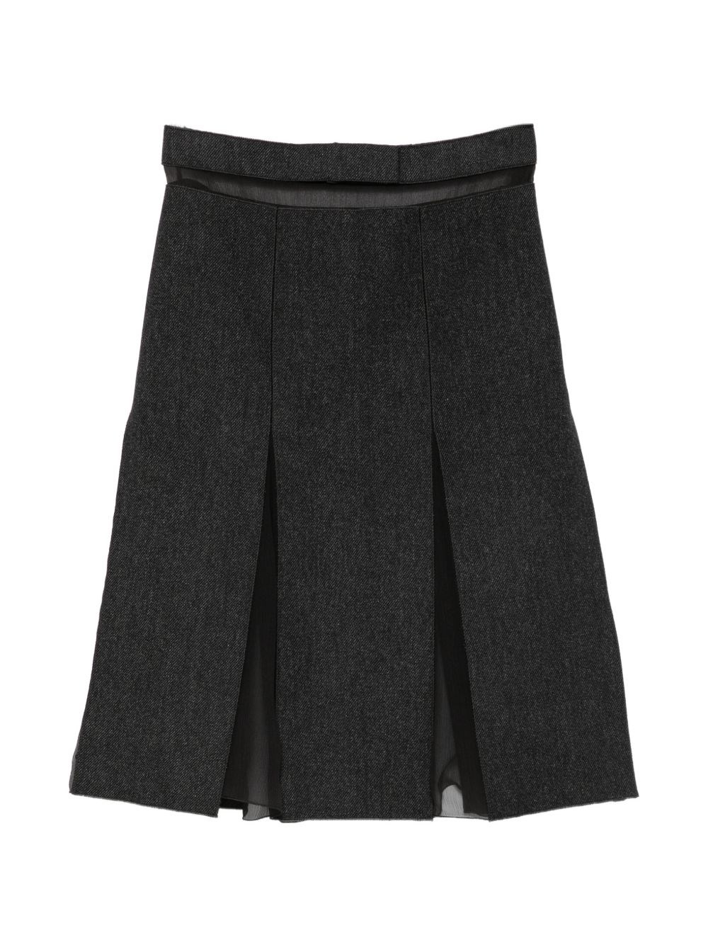 Prada Wool Midi Skirt
