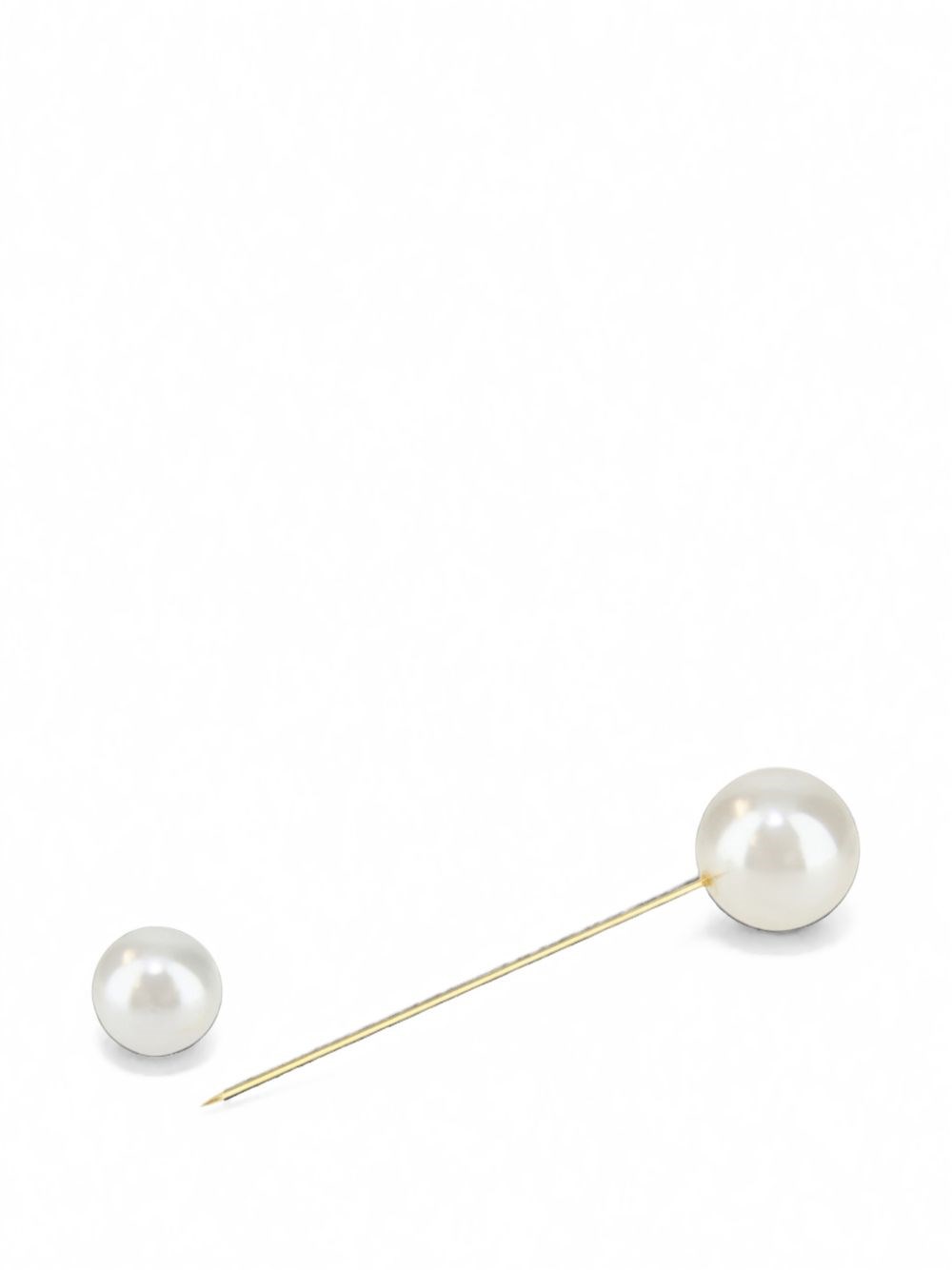 Emporio Armani Pearl Pearl Pin — White