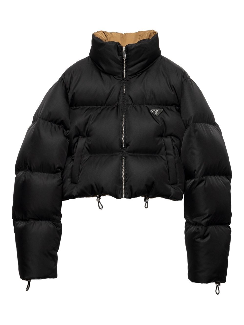 Prada Re-Nylon Cropped Down Jacket