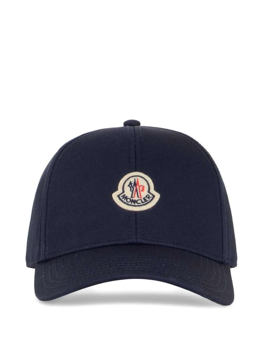 Moncler Logo Cotton Baseball Cap