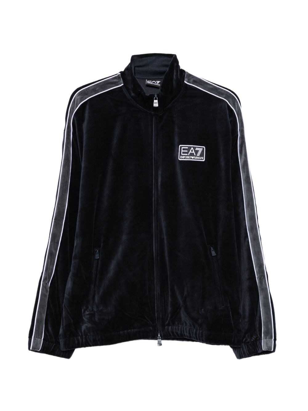 Ea7 Emporio Armani Logo Zipped Sweatshirt