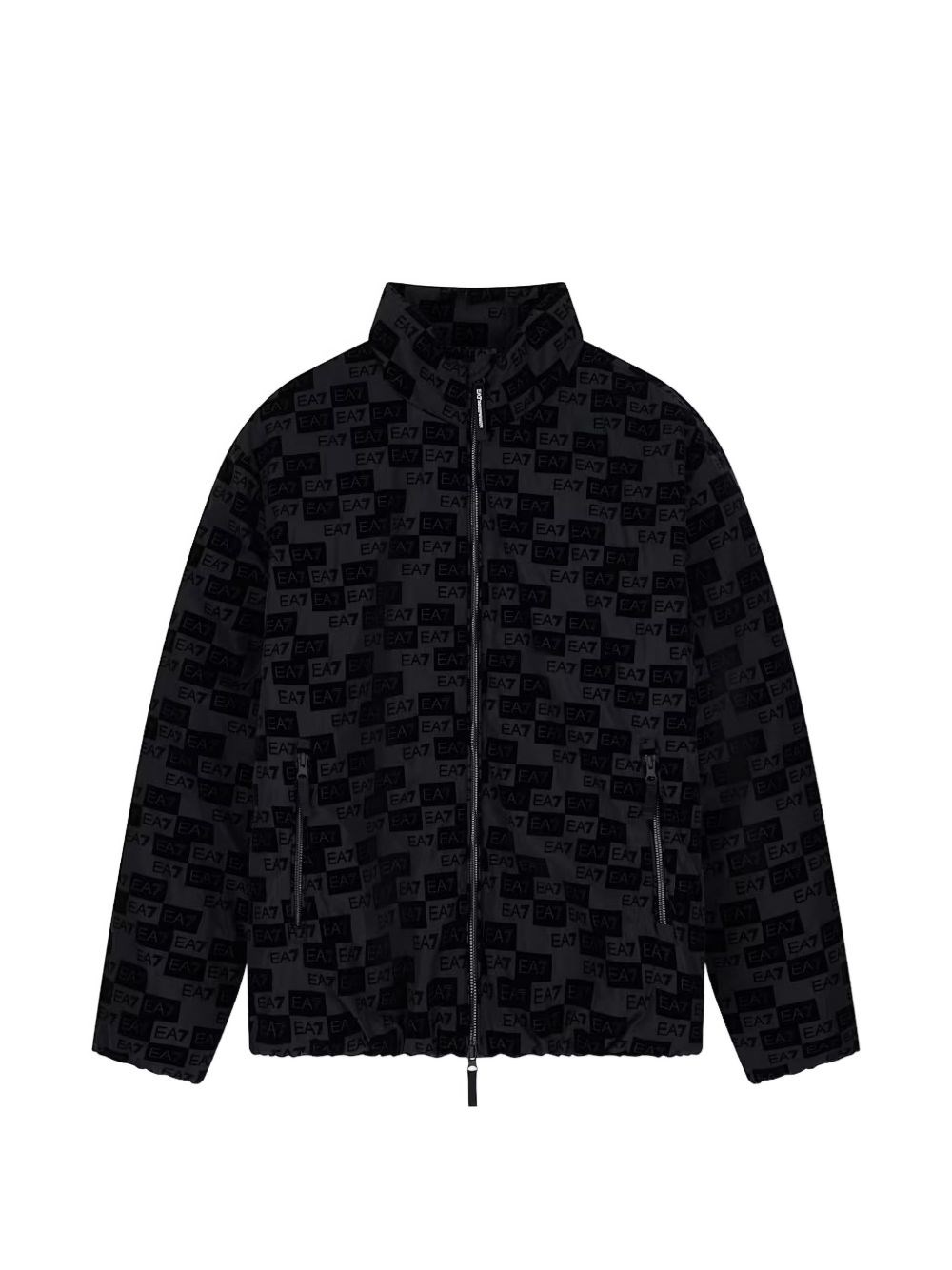 Ea7 Emporio Armani Allover Logo Bomber Jacket