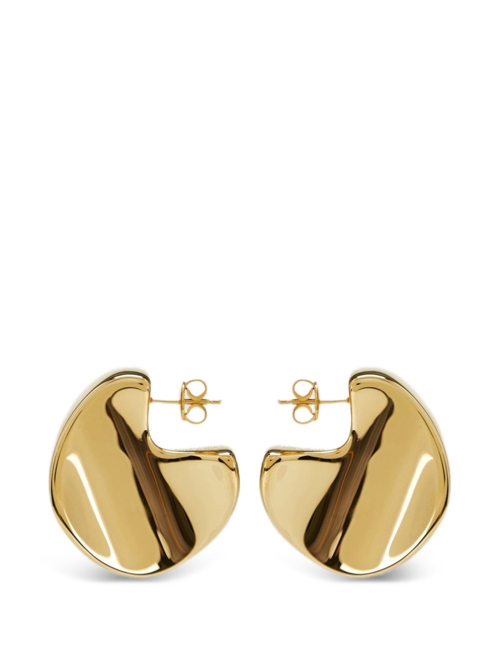 Bottega Veneta Disc Medium Earrings