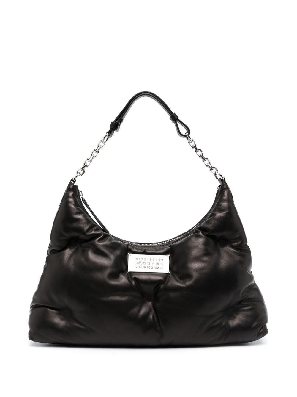Maison Margiela Glam Slam Medium Leather Hobo Bag
