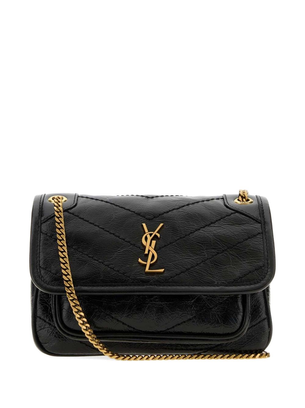 Saint Laurent Niki Mini Leather Shoulder Bag