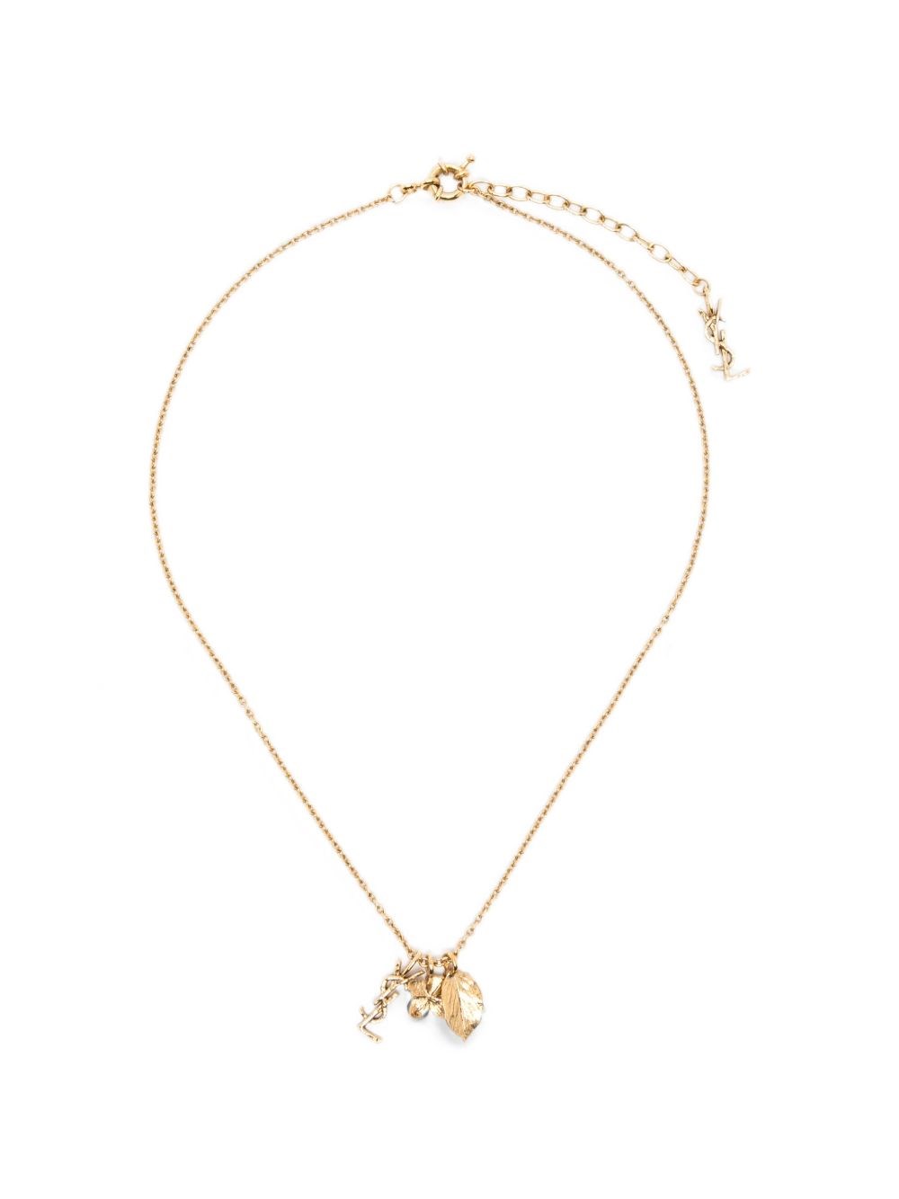 Saint Laurent Cassandre Flower Necklace
