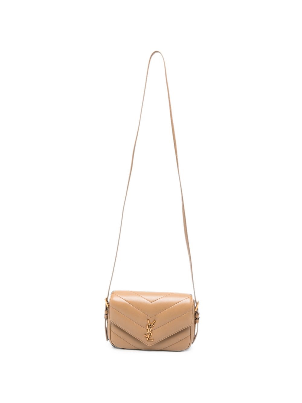 Saint Laurent Loulou Toy Suede Leather Crossbody Bag