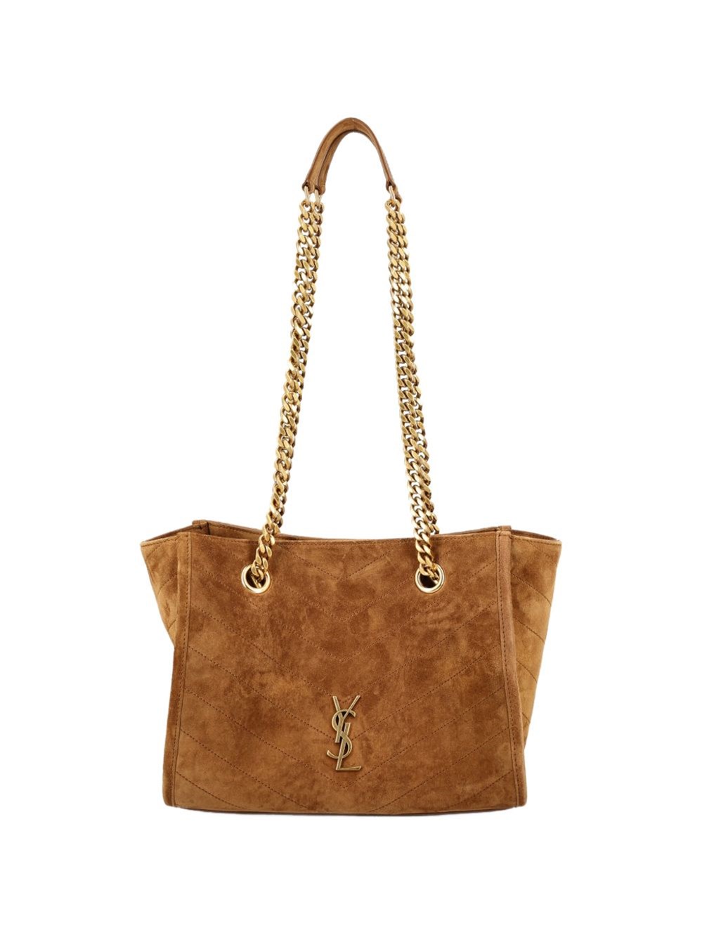 Saint Laurent Niki Small Suede Leather Tote Bag