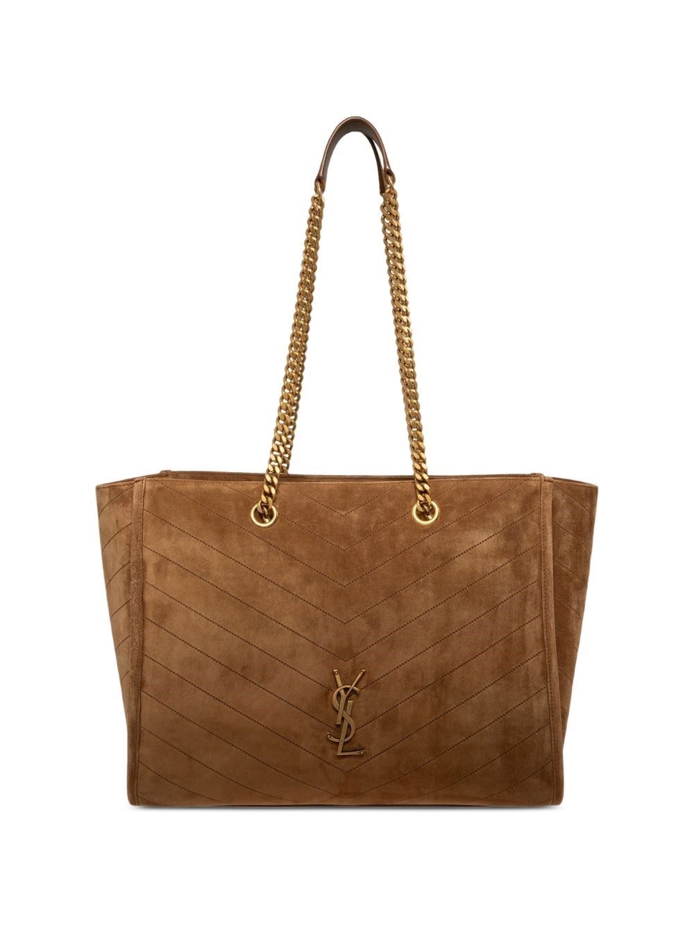Saint Laurent Niki E/W Suede Leather Tote