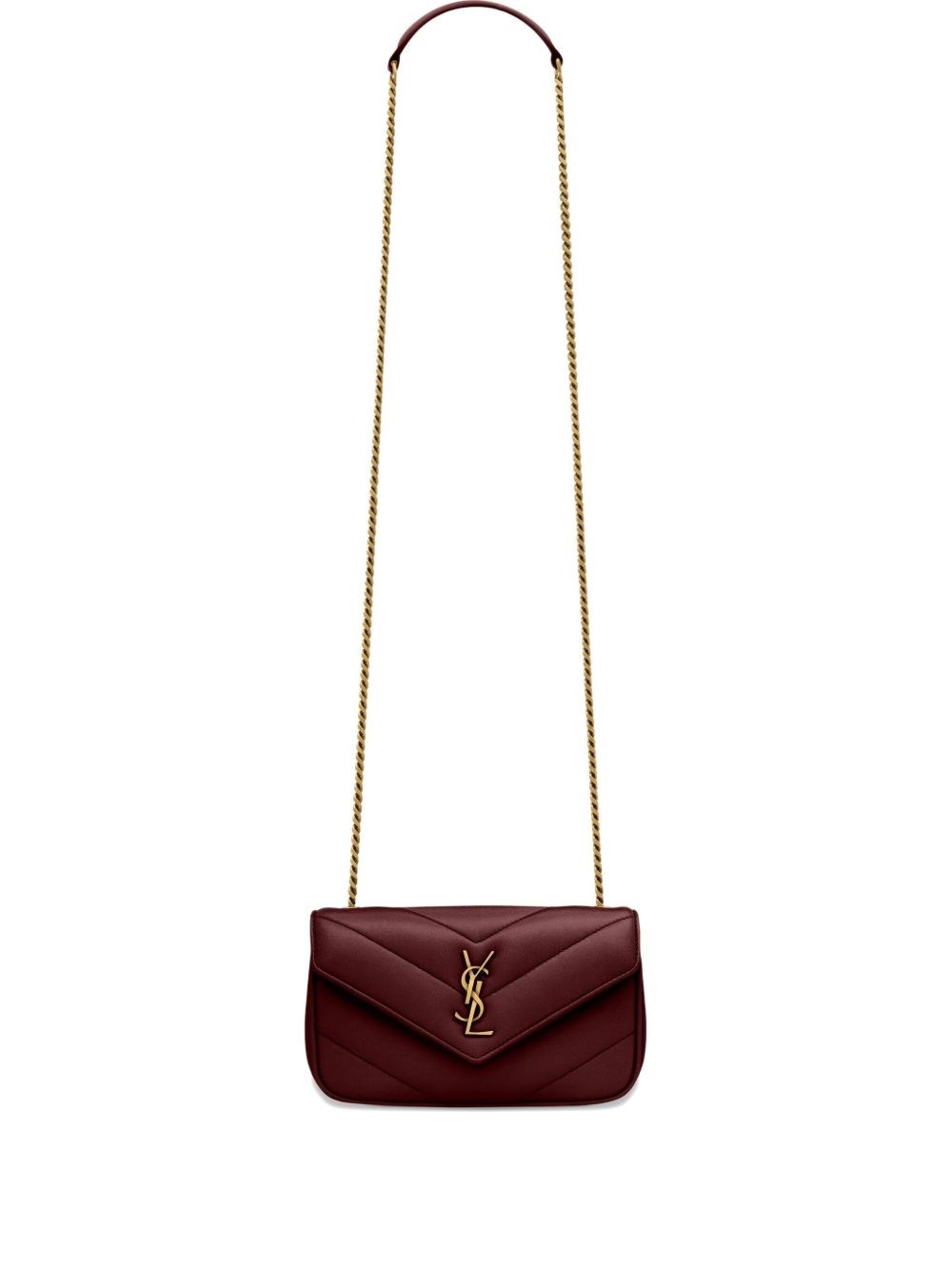 Loulou Mini Leather Crossbody Bag