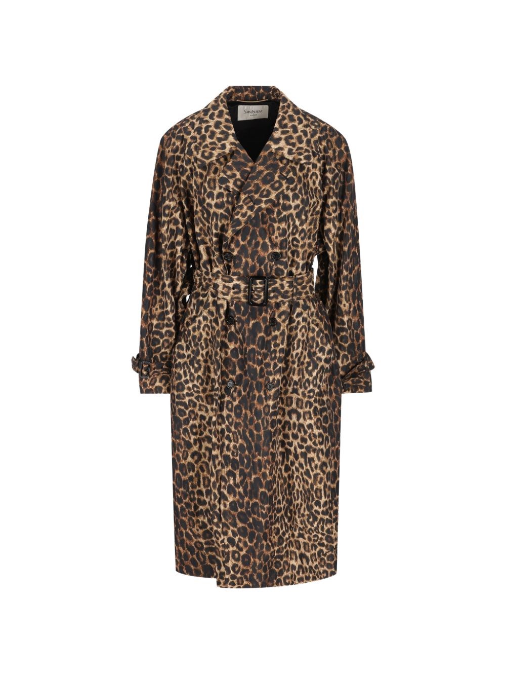 Saint Laurent Printed Nylon Trench Coat