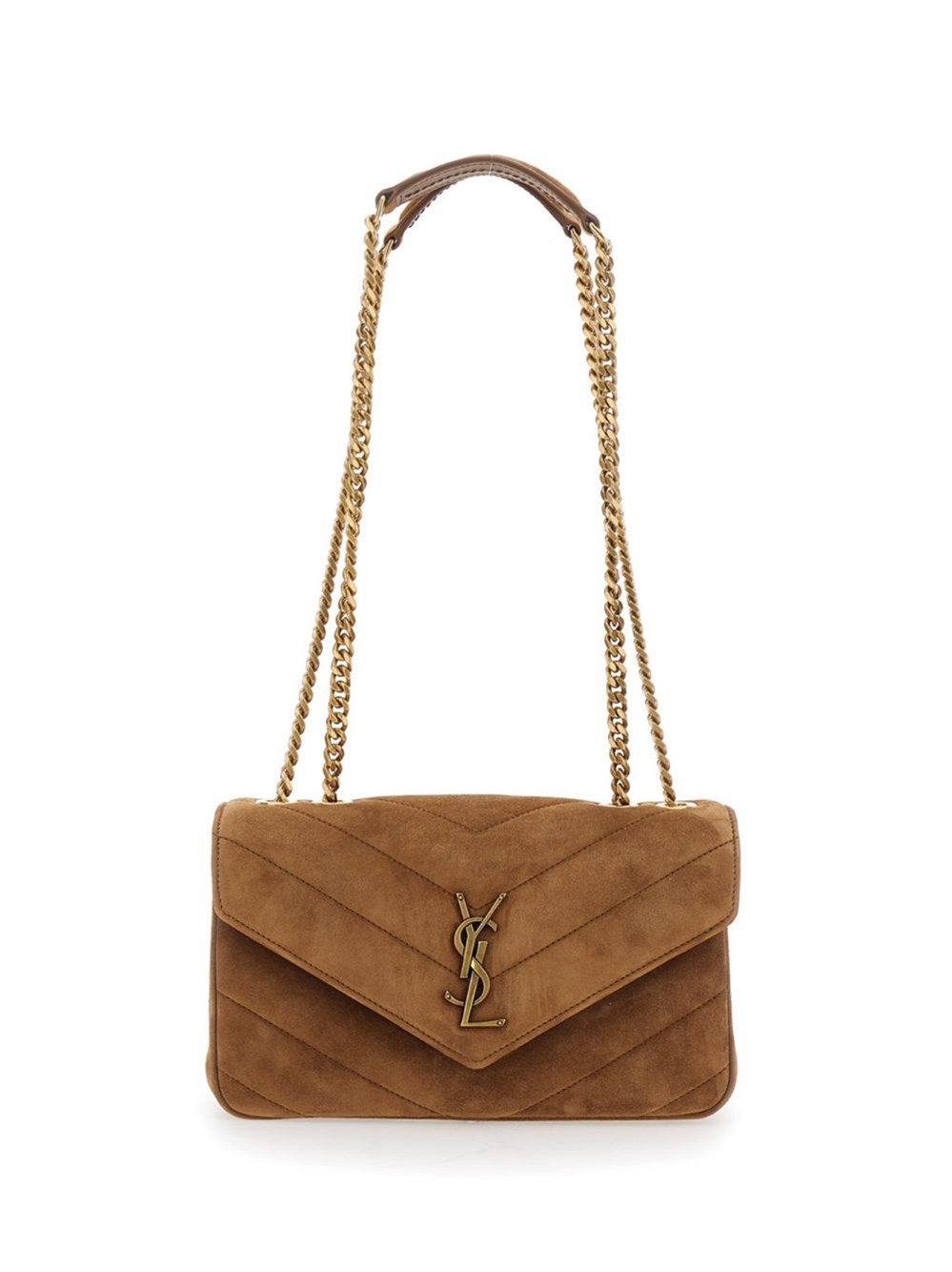 Saint Laurent Loulou Small Suede Leather Shoulder Bag