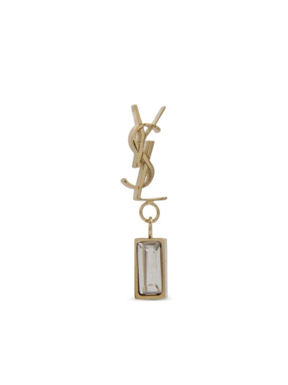 SAINT LAURENT | Cassandre brass single earring | female | PZ
