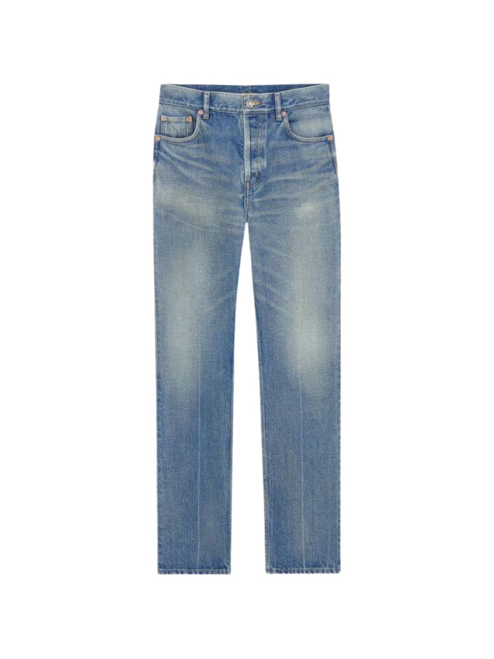 Saint Laurent Straight Leg Denim Jeans