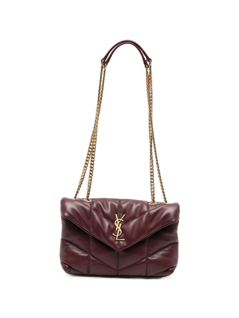 Saint Laurent Puffer Toy Mini Leather Shoulder Bag