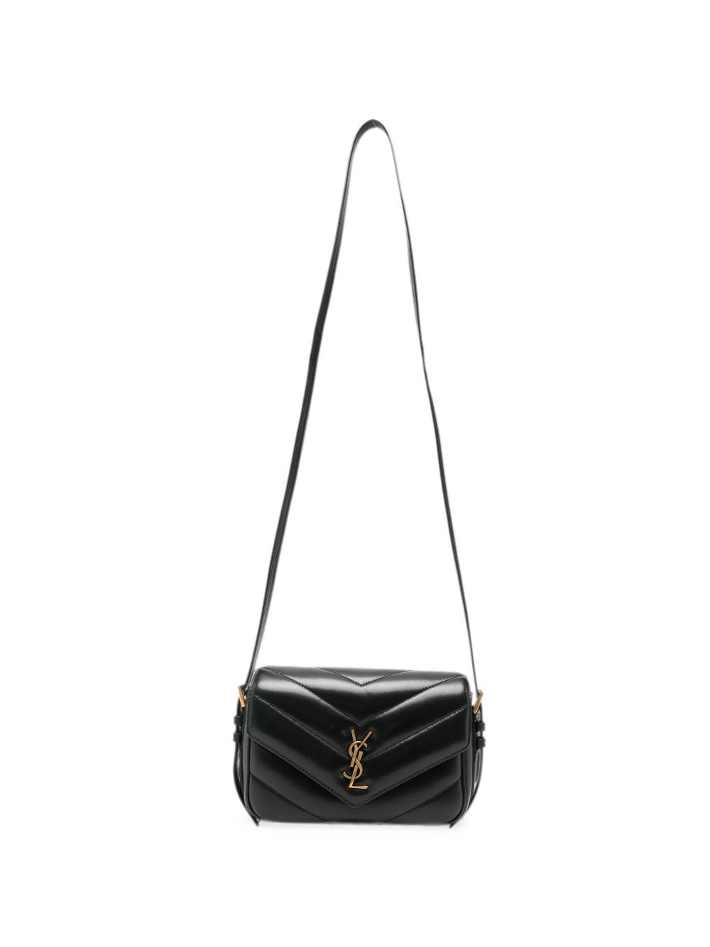 Saint Laurent Loulou Toy Suede Leather Crossbody Bag