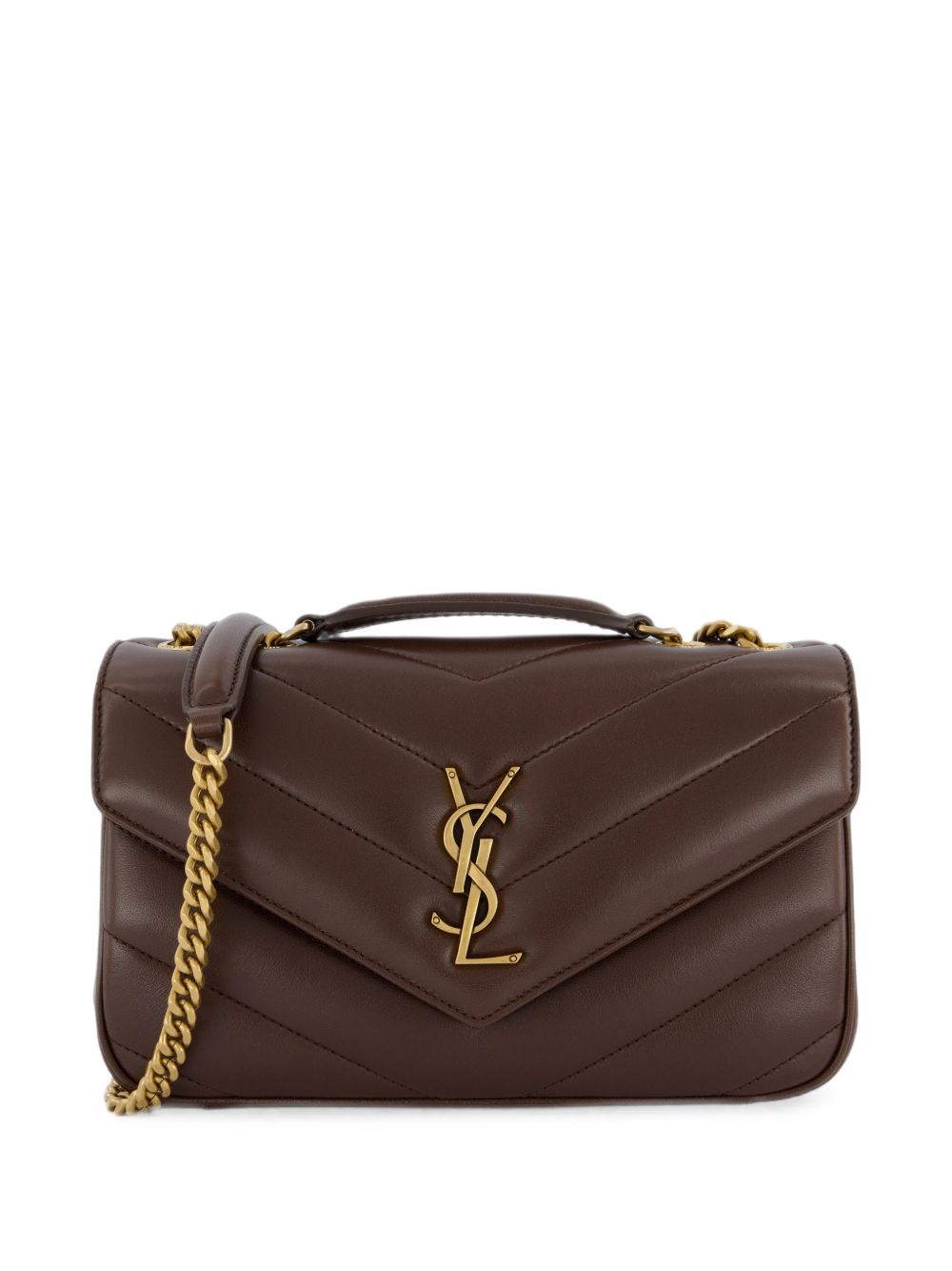Saint Laurent Loulou Small Suede Leather Shoulder Bag