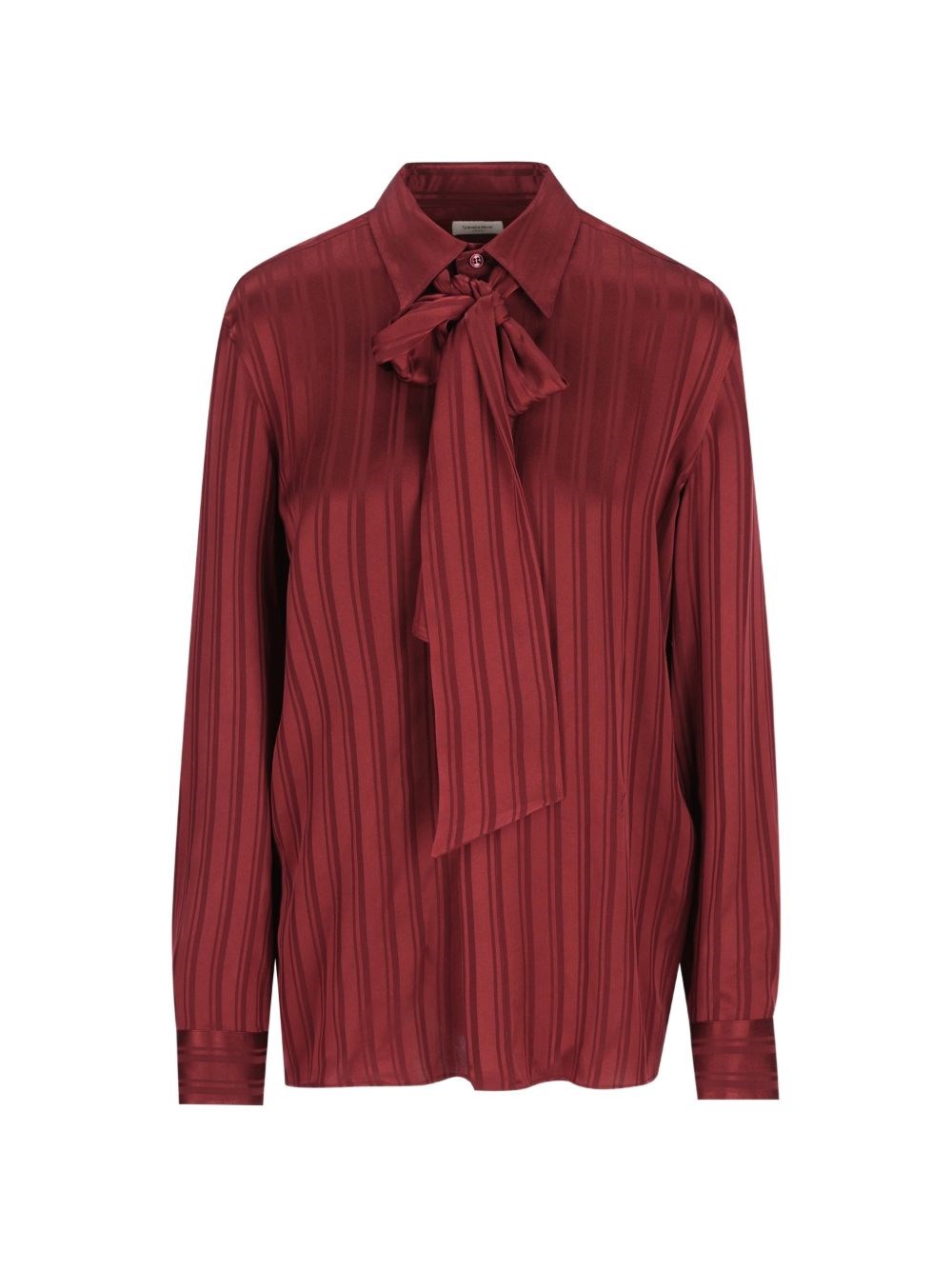 Saint Laurent Striped Silk Shirt