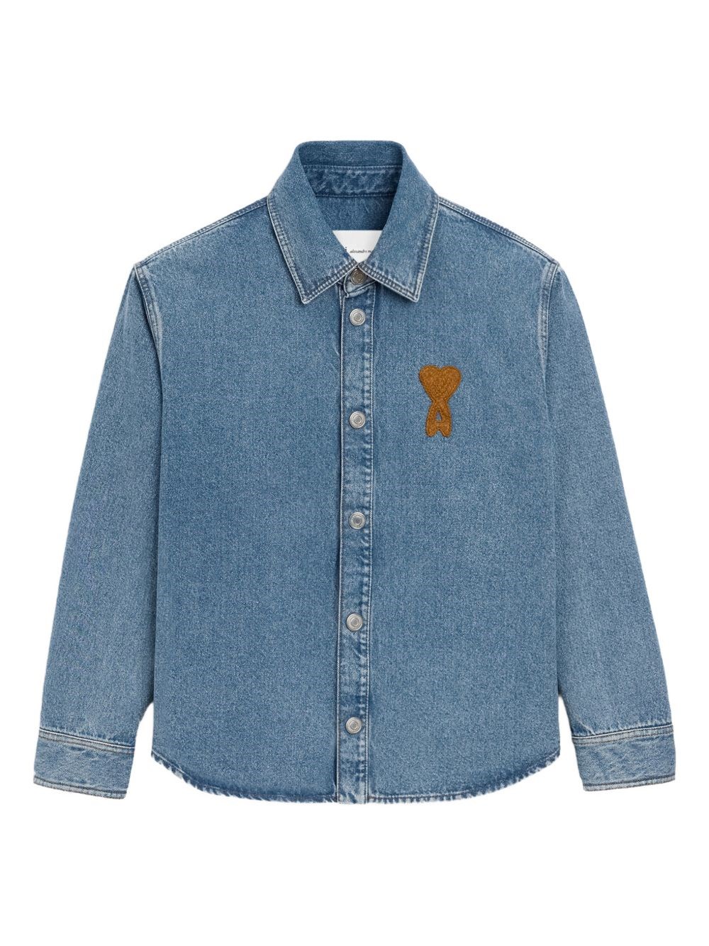 Ami Paris Ami De Coeur Denim Shirt