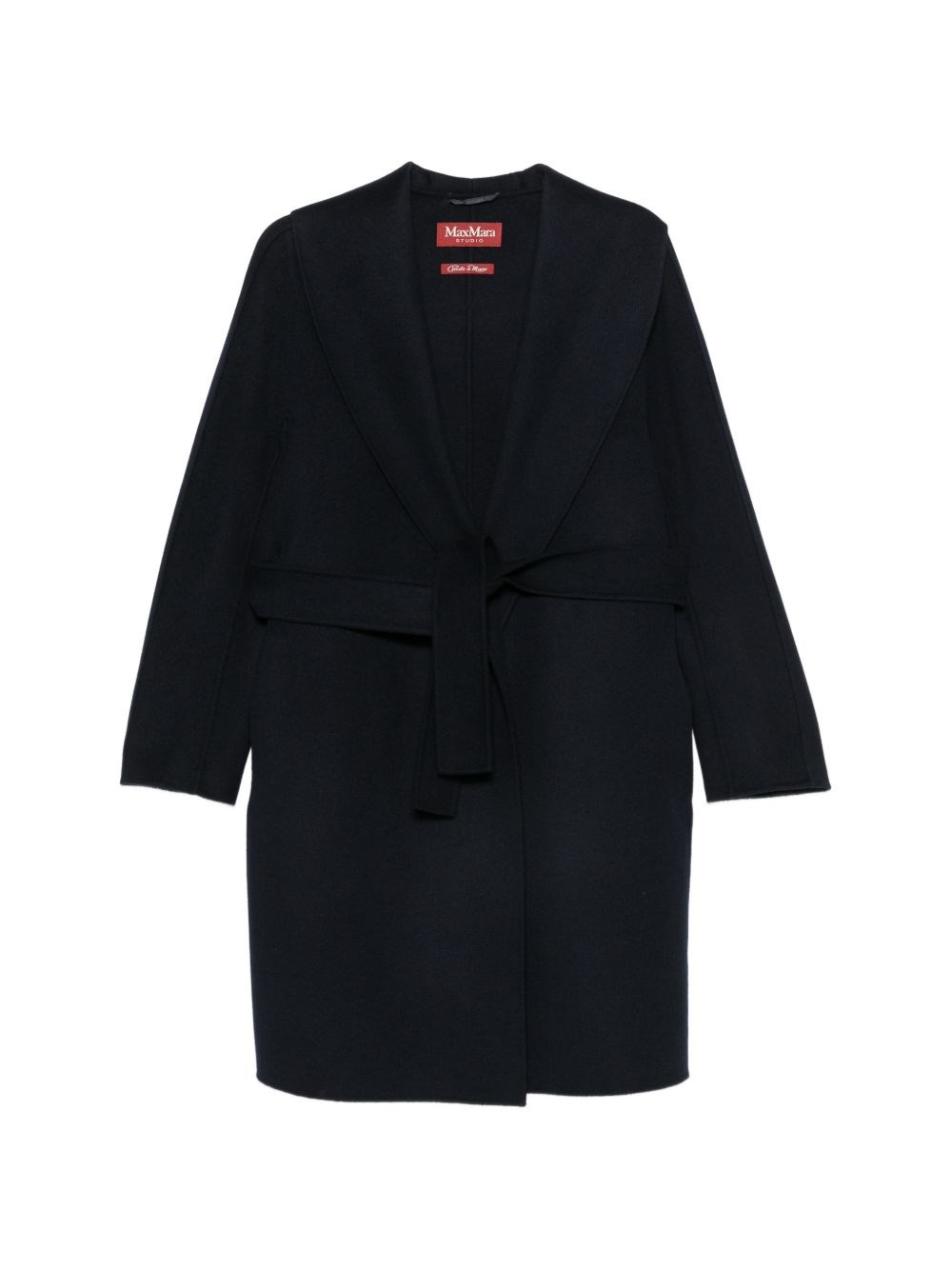 Max Mara Wool Coat In Blue