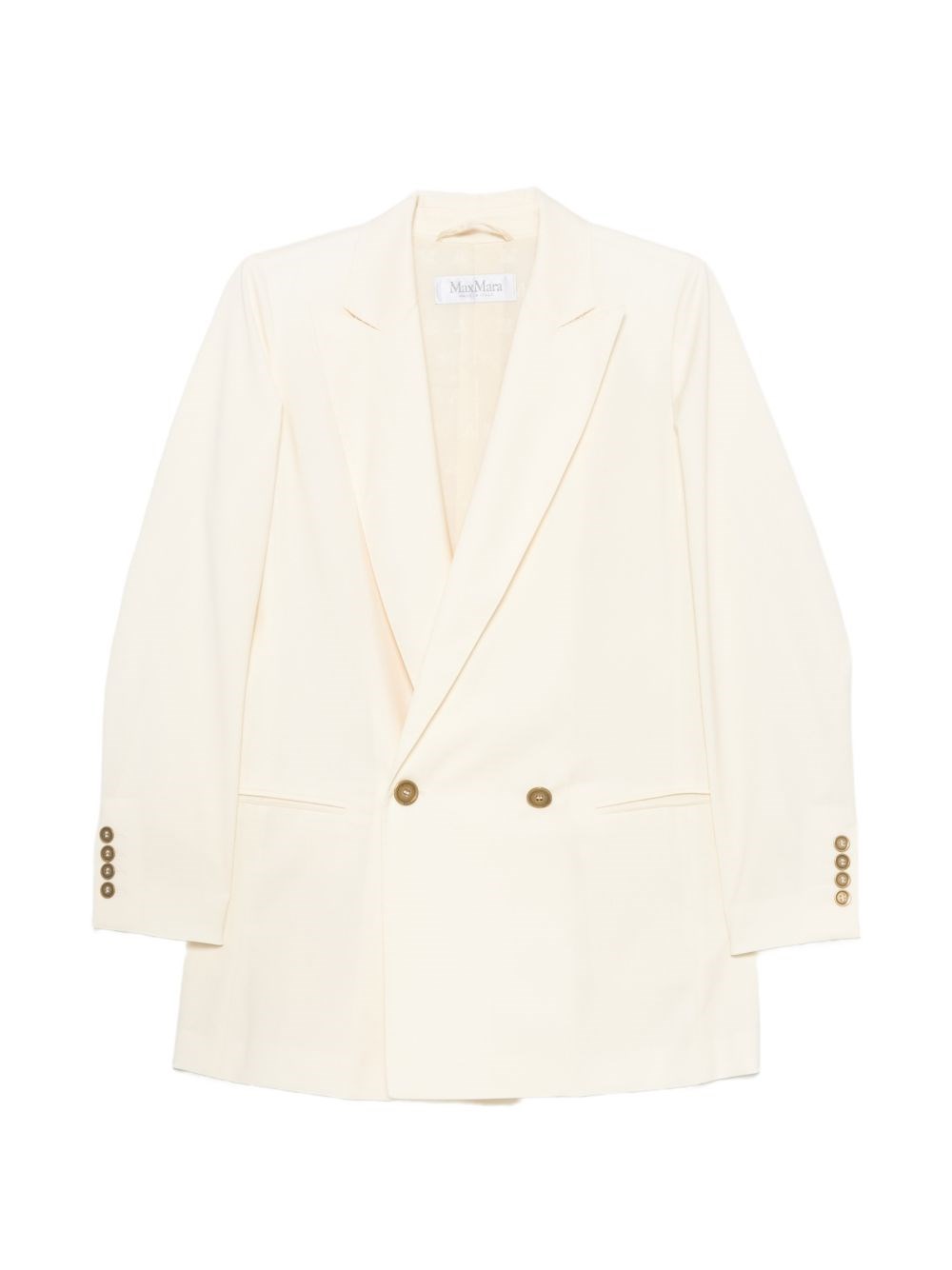 Max Mara Giacca In Lana Doppiopetto