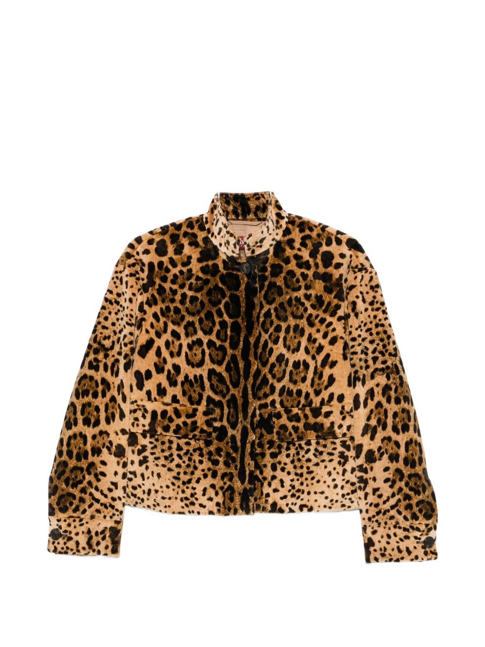 Max Mara Printed Cotton Blouson Jacket Max Mara Printed Cotton Blouson Jacket