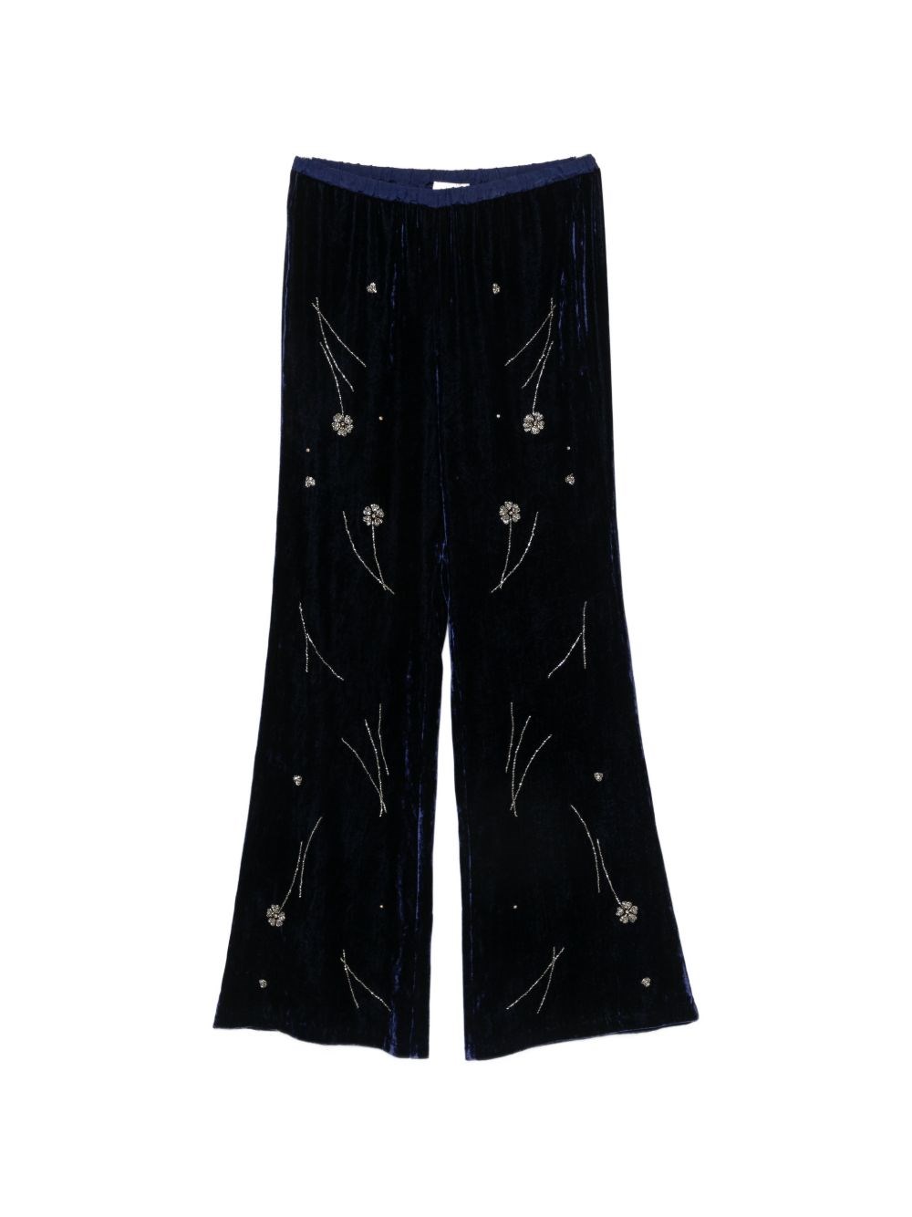 Forte Forte Embroidered Velvet Trousers