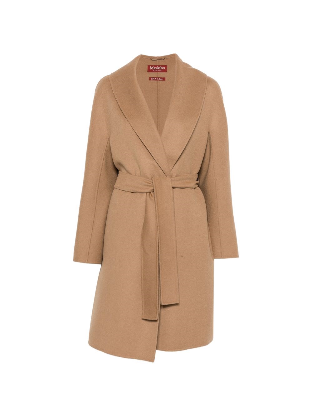 Max Mara Wool Coat In Sand