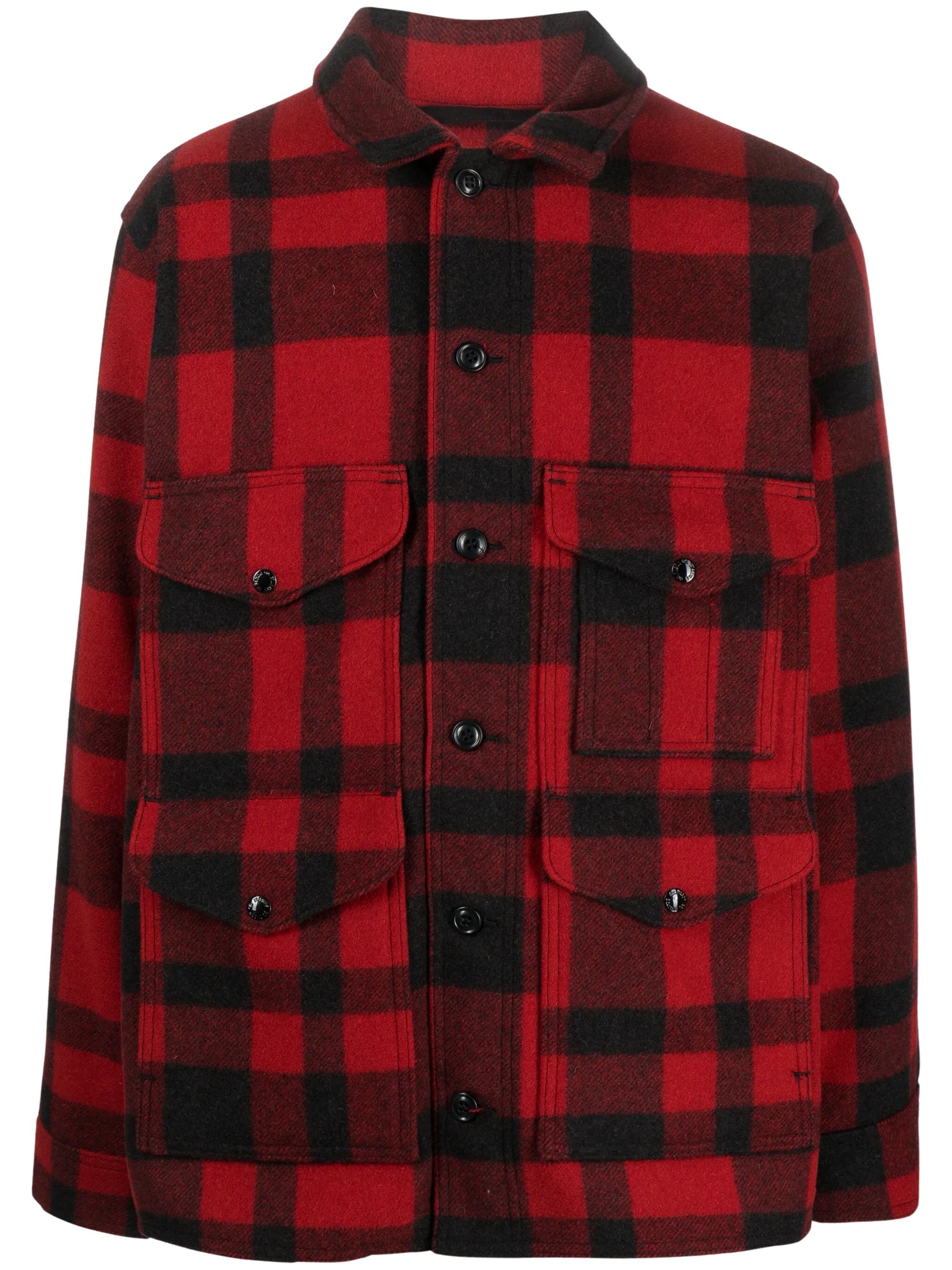 Filson Mackinaw Wool Plaid Print Jacket