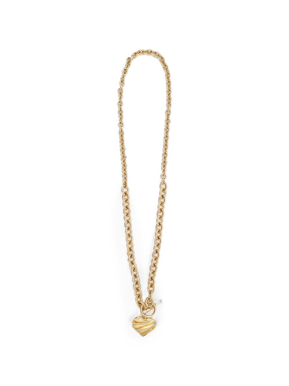 Chloé Chloé Pleated Heart Necklace Chloé Chloé Pleated Heart Necklace