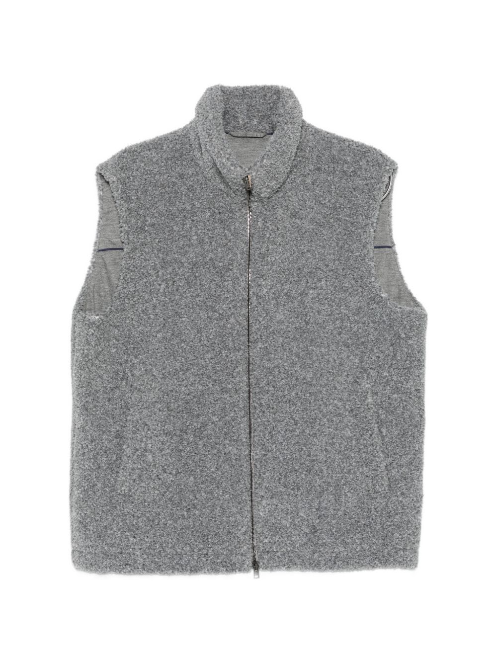 Herno Flannel Zipped Vest