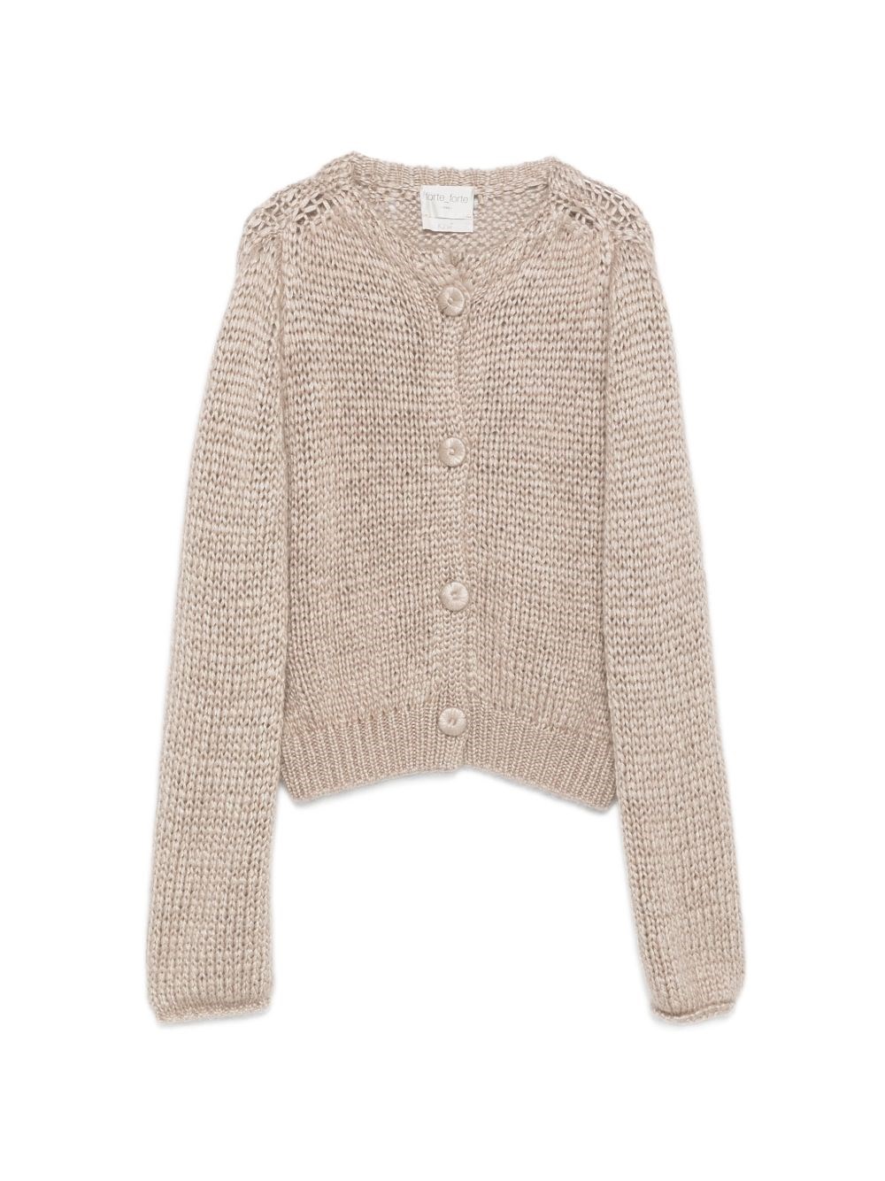 Forte Forte Cashmere Blend Kitted Cardigan