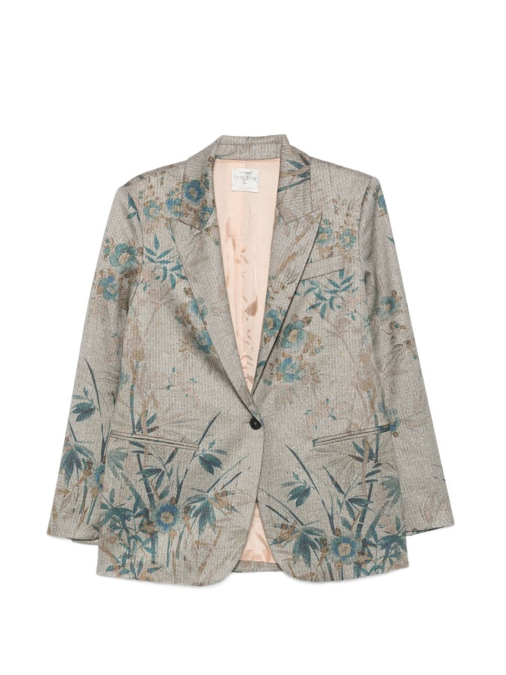 Printed Single-Breasted Jacket