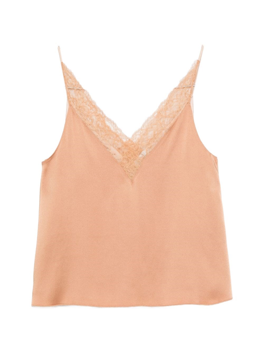 Forte Forte Lace Detail V-Necked Top Forte Forte Lace Detail V-Necked Top