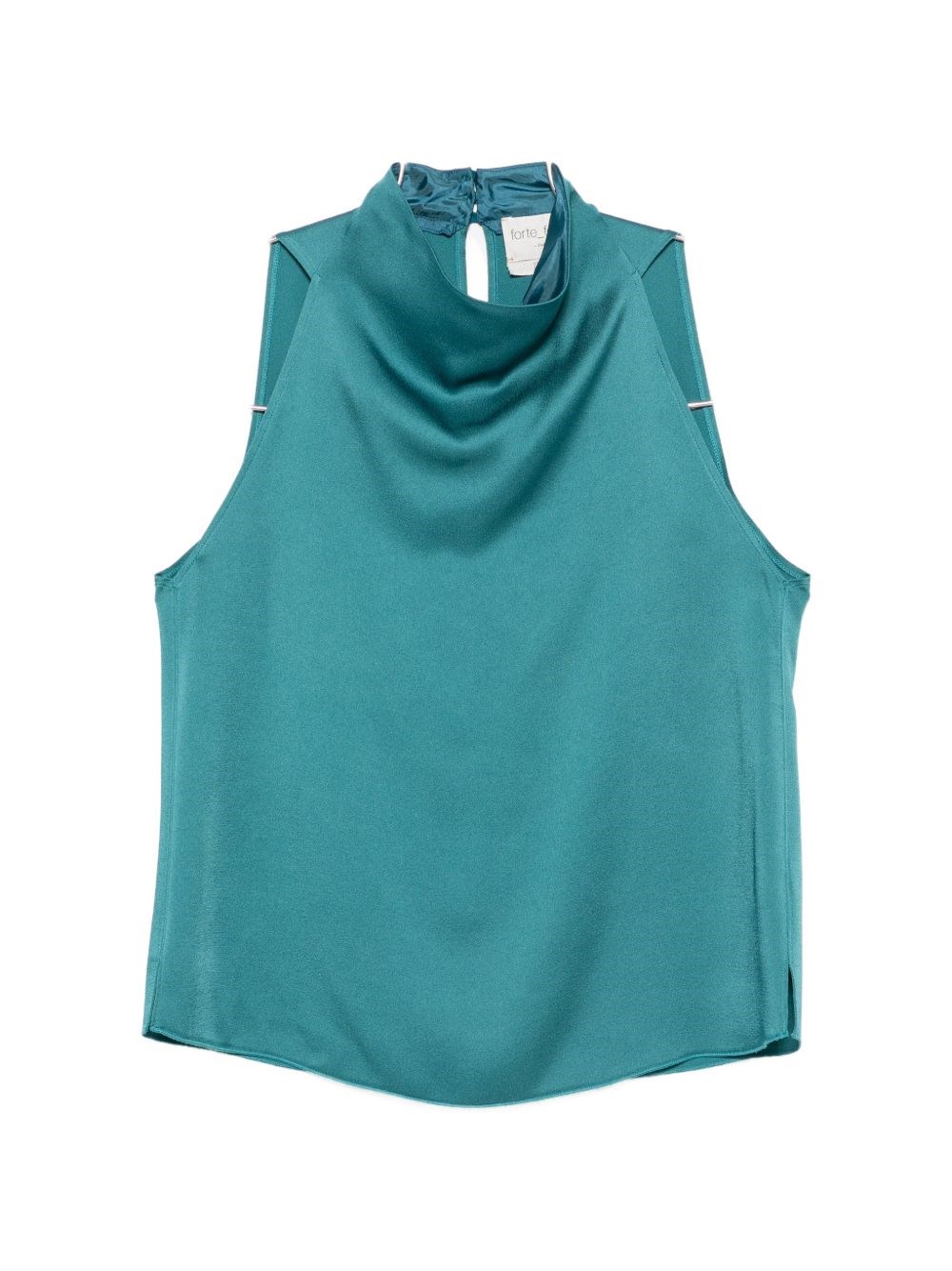 Forte Forte Satin Turtle-Neck Top Forte Forte Satin Turtle-Neck Top