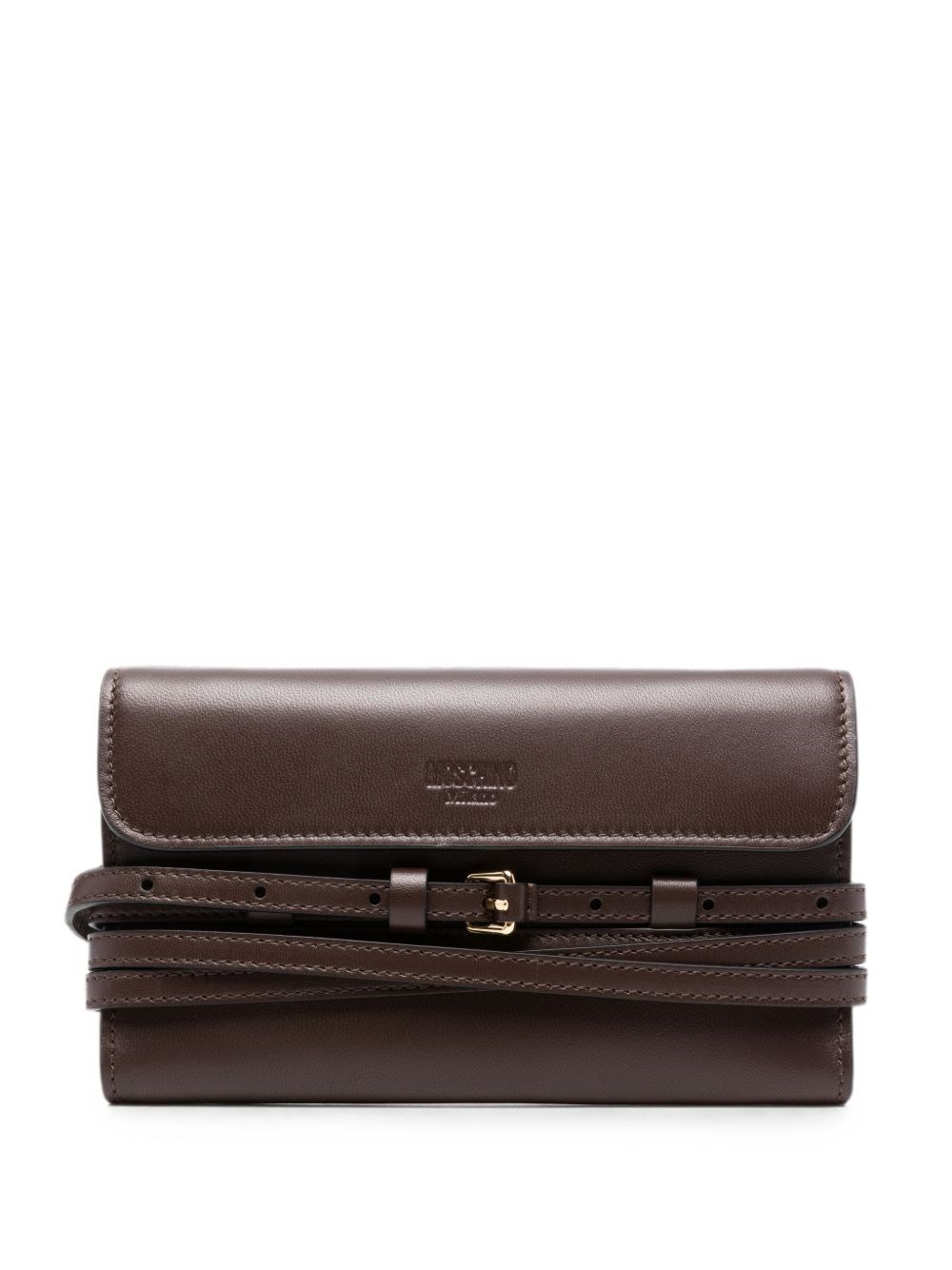Moschino Tie Me Leather Wallet